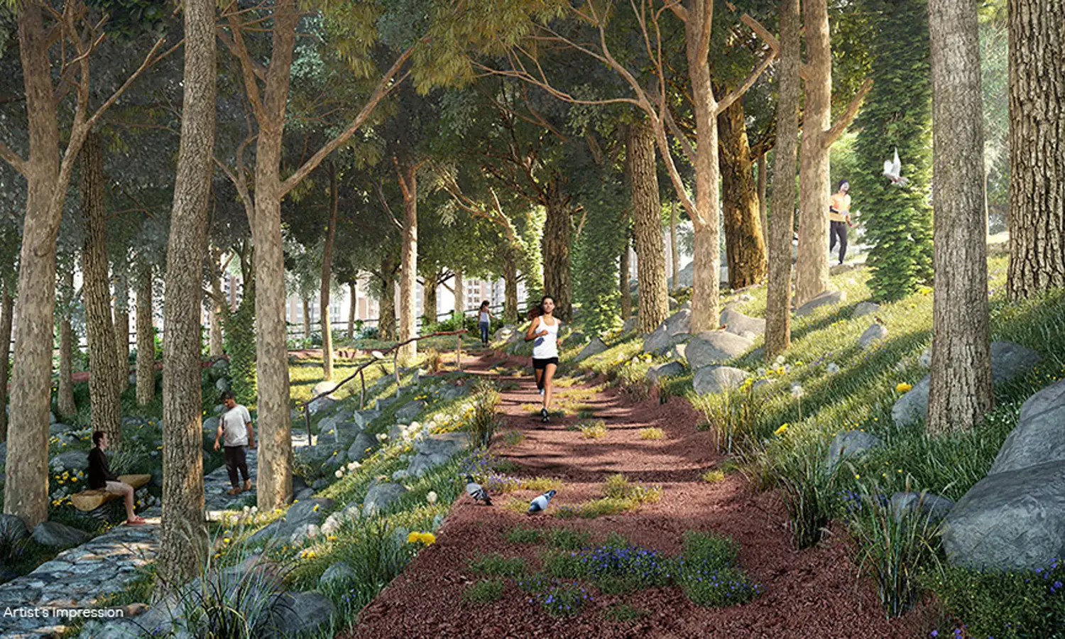 Wadhwa Wise City Panvel Jogging Path